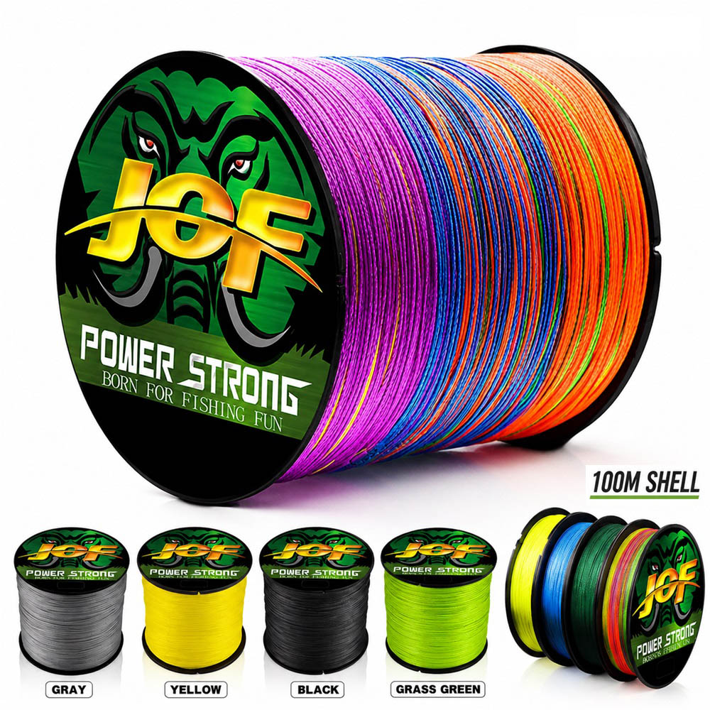 JOF 4X Braided PE Fishing Line - đánh giá và giá Fish Finder Cable
