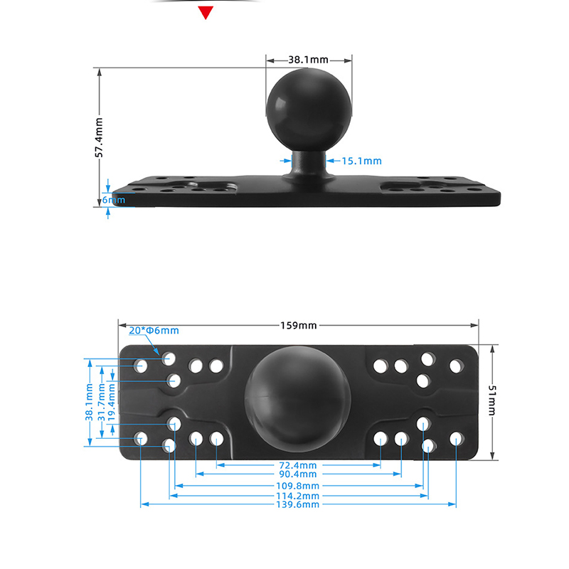 1.5 Inch Marine Fish Finder Mo - đánh giá và giá Fish Finder Mount