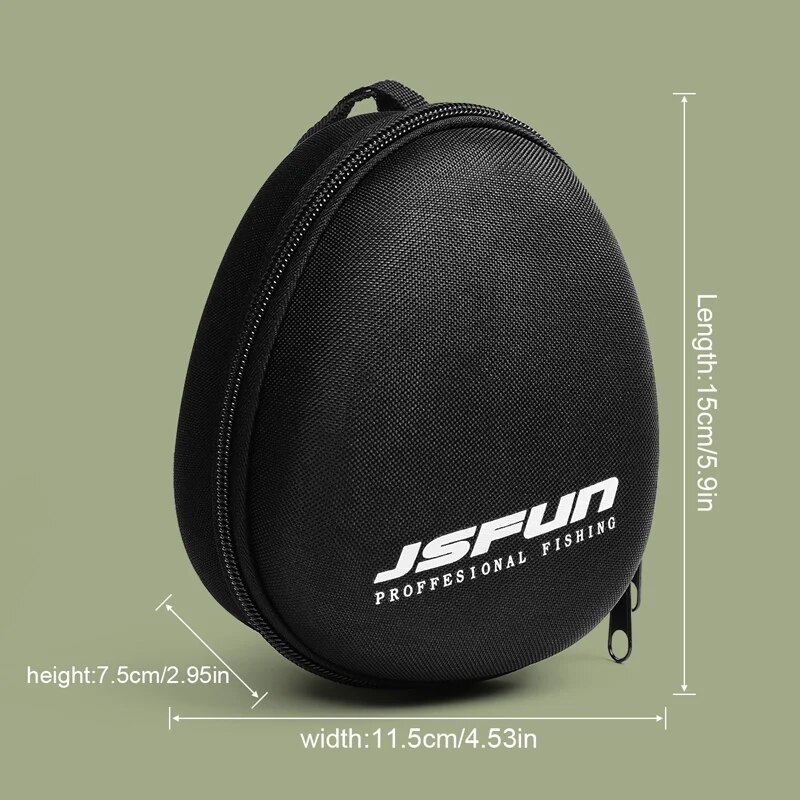 Portable EVA Fishing Reel Bag  - đánh giá và giá Fish Finder Case